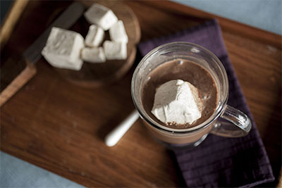 Marshmallows and hot chocolate