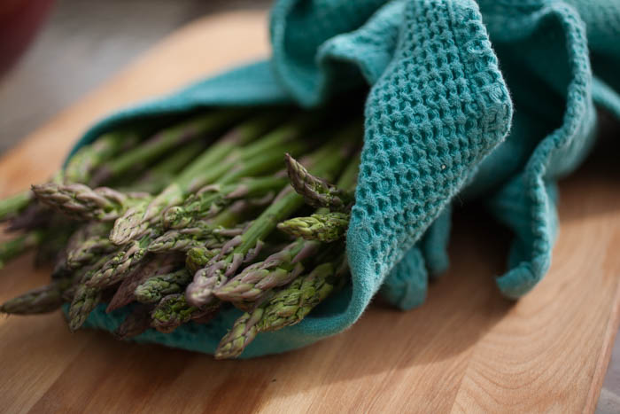 Fresh spring asparagus 
