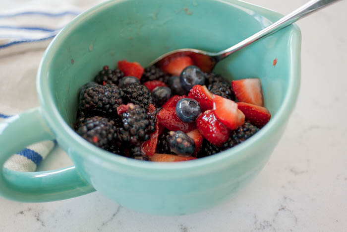 dessert berries