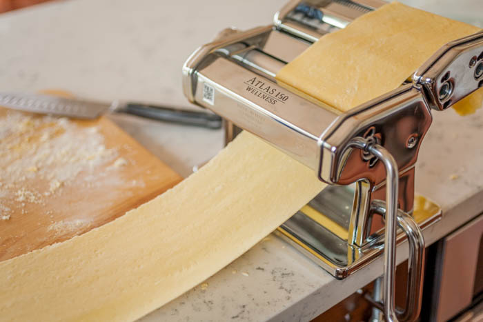 step 7 for homemade pasta 