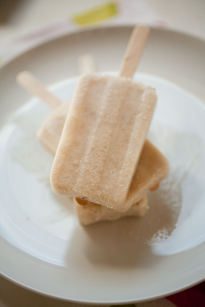 Creamy, dreamy homemade horchata Popsicles!