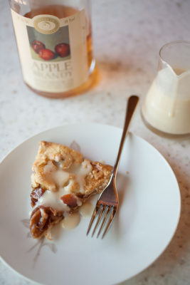 Get a taste of fall on your plate with this delicious and simple warm Calvados apple galette!