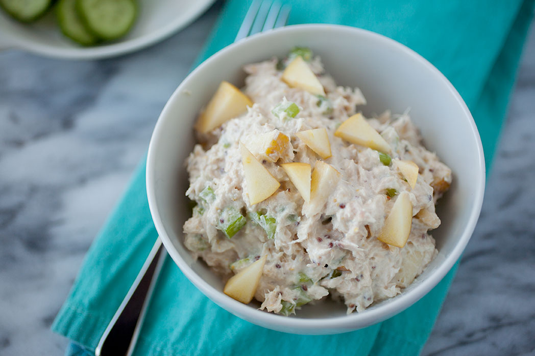 Delicious, easy, and unexpected—tuna and sweet apple salad makes the perfect quick lunch dish!
