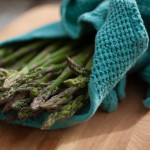 Fresh spring asparagus
