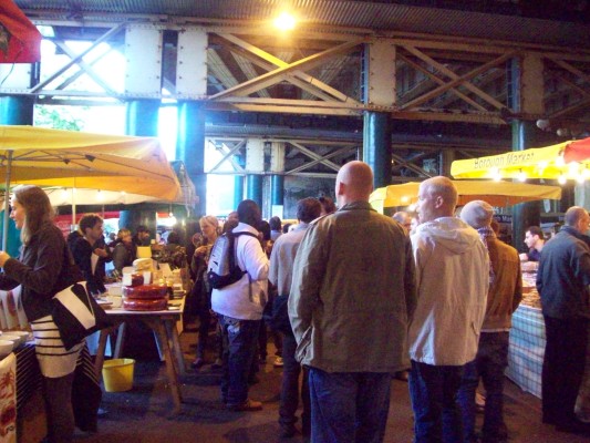 Open market in London 