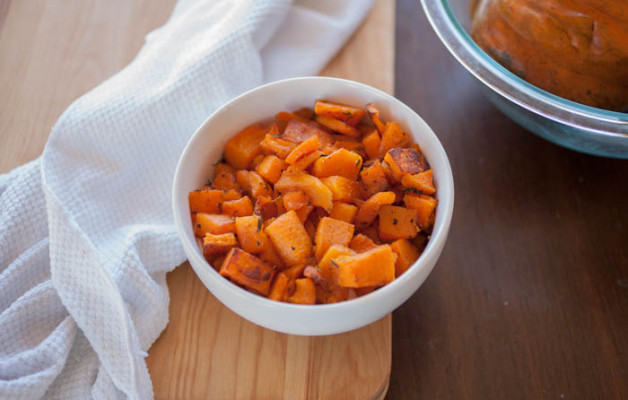 Sweet and Spicy Roasted Butternut Squash | Flurries of Flour