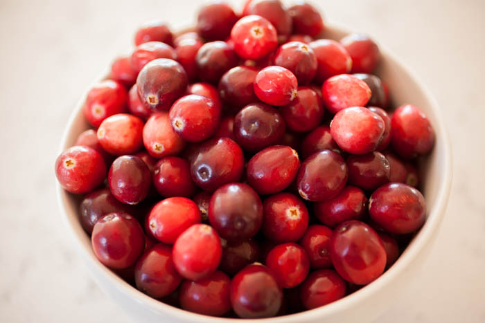 use fresh cranberries for cranberry coulis