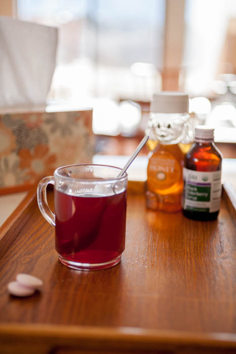 elderberry tea is a delicious, warming immune booster! 