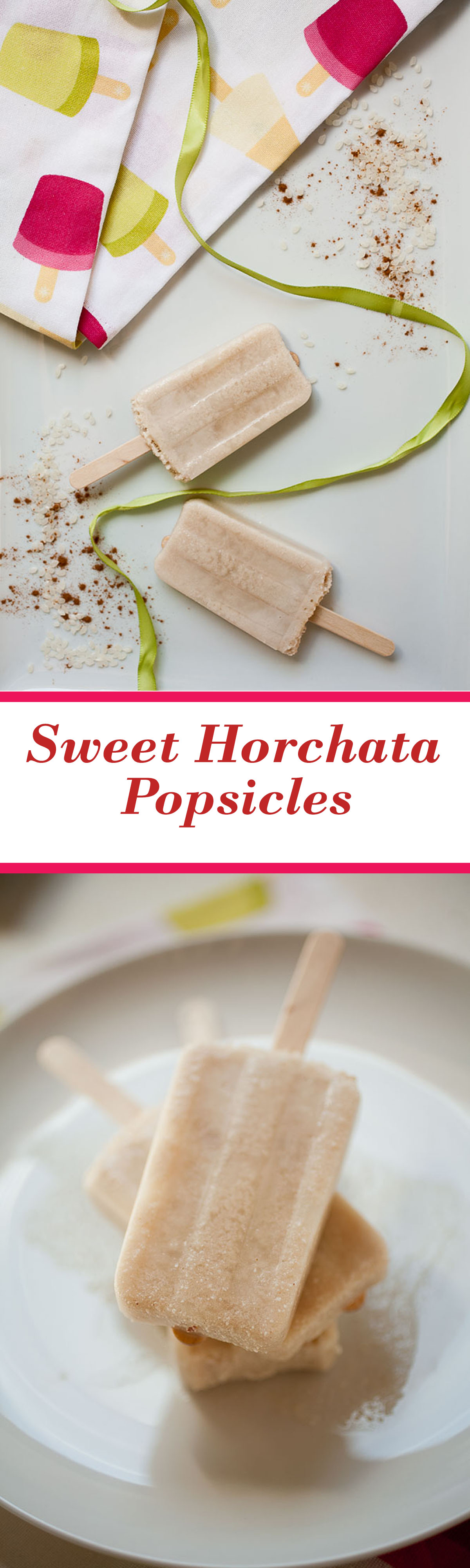 These sweet, creamy homemade horchata Popsicles are a perfect summer treat!