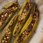 Fajita-stuffed Hatch green chile is full of delicious, spicy fall harvest flavor!